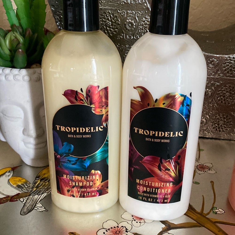 Bath and Bodyworks Tropidelic Hair Gift Set Combo